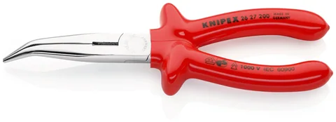 Knipex VDE spidstang med vinklet hoved · 200 mm