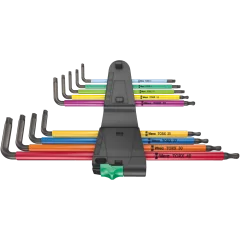 Wera 967/9 TX XL Multicolour 1 Vinkelnøglesæt, lang, 9 dele · produktfoto 2
