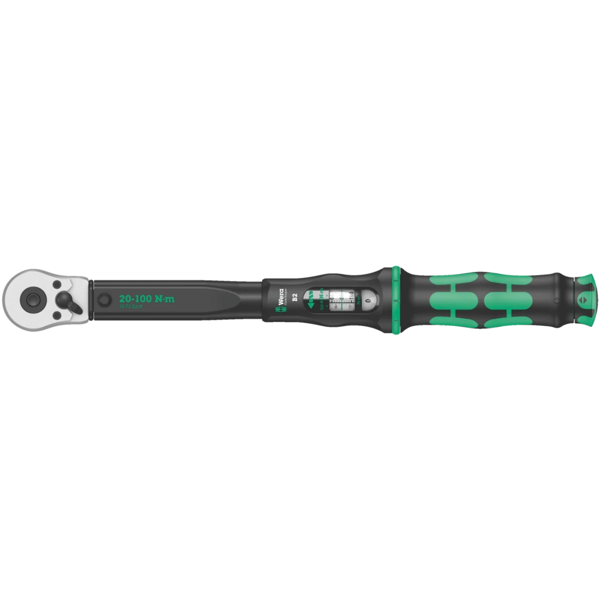 Wera Click-Torque B 2 momentnøgle, 3/8", 20–100 Nm