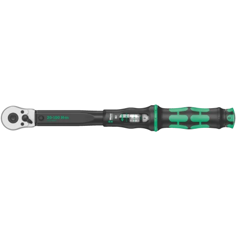 Wera Click-Torque B 2 momentnøgle, 3/8", 20–100 Nm